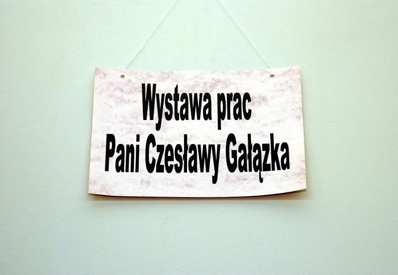 dsc08143.jpg - Wystawa prac Czesławy Gałązki z Kadzidła - lipiec 2008