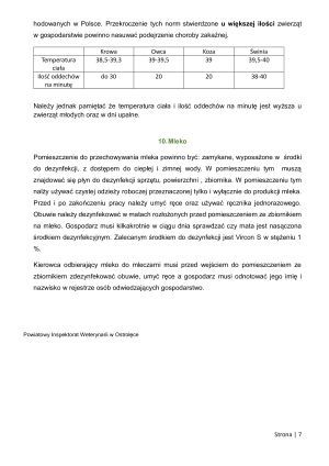 Najważniejsze zasady bioasekuracji gospodarstwa rolnego utrzymującego bydło część 7.