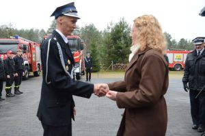 Przekazanie samochodu ratowniczo-gaśniczego dla OSP Wach