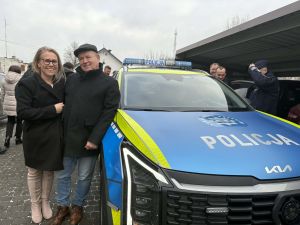 Nowy wóz Posterunku Policji w Kadzidle