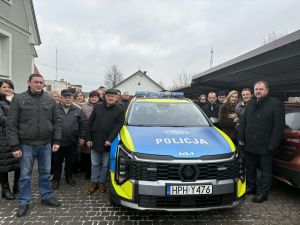 Nowy wóz Posterunku Policji w Kadzidle