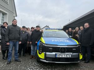 Nowy wóz Posterunku Policji w Kadzidle