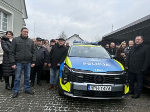 Nowy wóz Posterunku Policji w Kadzidle
