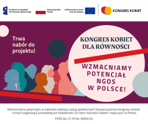 Kongres Kobiet zaprasza do projektu