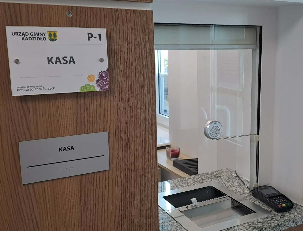 Zmiana godzin pracy Kasy w Urzędzie Gminy Kadzidło