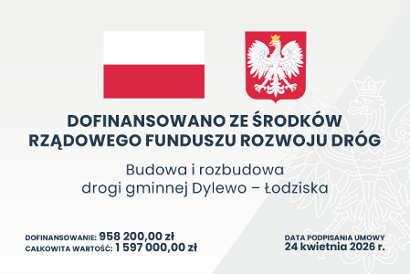 Budowa drogi gminnej Dylewo - Łodziska